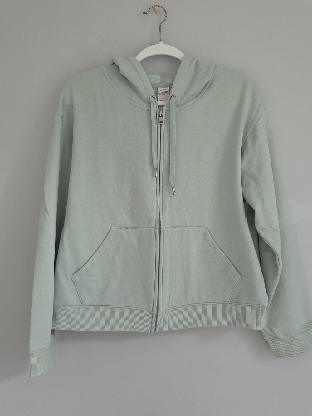 Auden Mint Zip-Up Hoodie Sz L